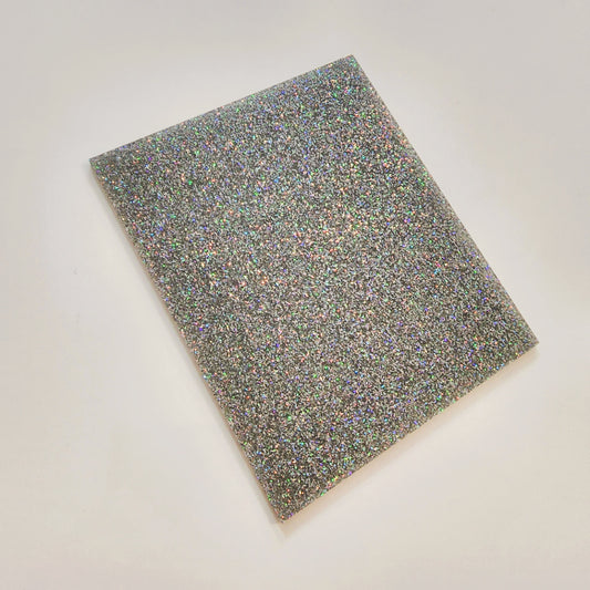 Silver Glitter Acrylic Sheet